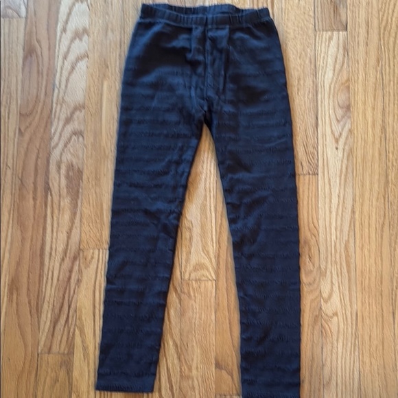 Rylee + Cru sz 8/9 charcoal grey black leggings great pre owned condition - Picture 1 of 7